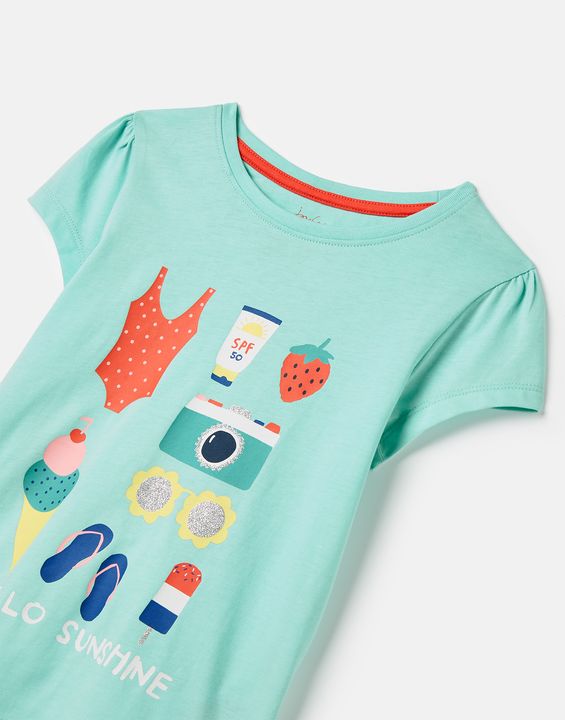 Joules Pixie T-Shirt in Blue Holiday