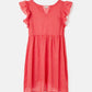 Joules Faith Frill Beach Dress in Pink Ditsy