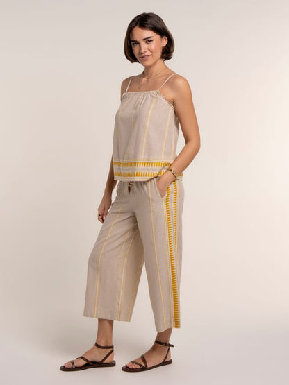 Brakeburn Fernanda Cropped Beach Pants