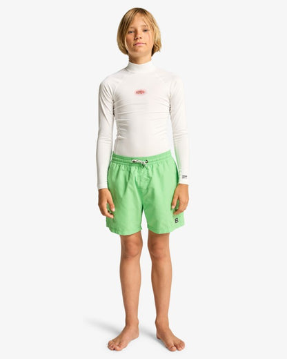 Billabong All Day Layback 14" Swim Shorts in Neon Green