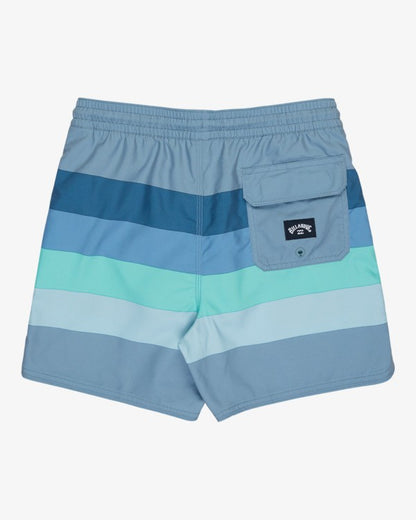 Billabong 73 Layback Boys Swim Shorts in Washed Blue