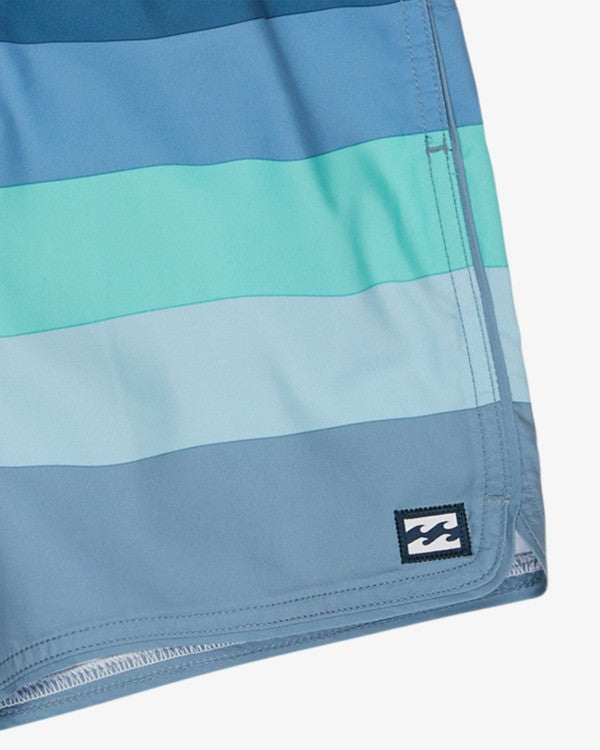 Billabong 73 Layback Boys Swim Shorts in Washed Blue