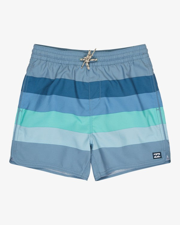 Billabong 73 Layback Boys Swim Shorts in Washed Blue