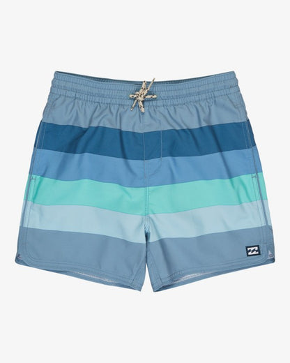 Billabong 73 Layback Boys Swim Shorts in Washed Blue