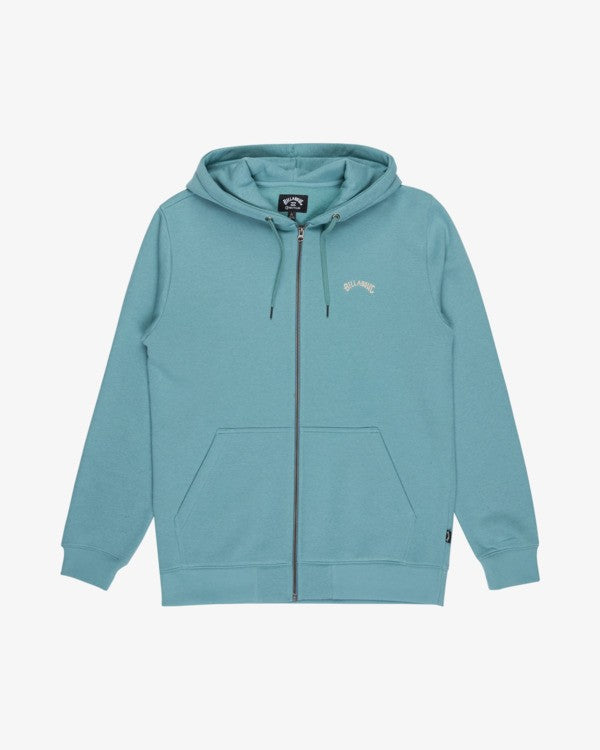 Billabong Arch Zip Through Hoodie in Blue Haze
