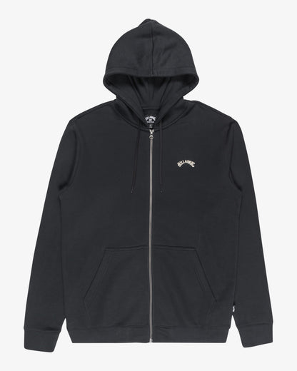 Billabong Arch Zip Hoodie in Black