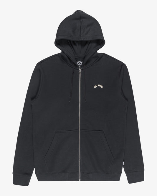Billabong Arch Zip Hoodie in Black