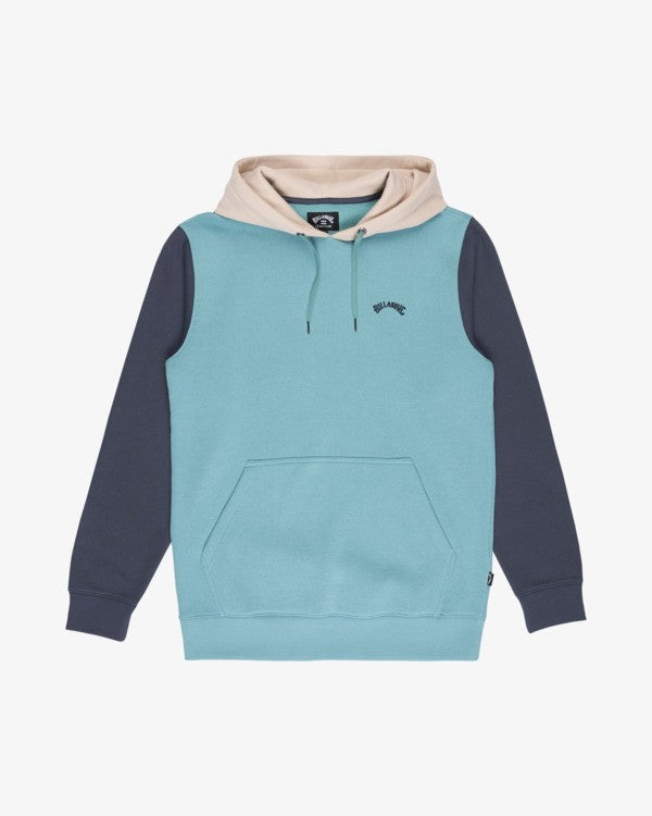 Billabong Arch Bloc Po Hoodie in Blue Haze