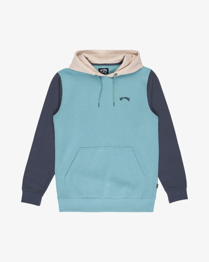 Billabong Arch Bloc Po Hoodie in Blue Haze