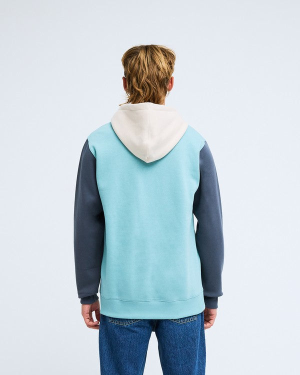 Billabong Arch Bloc Po Hoodie in Blue Haze