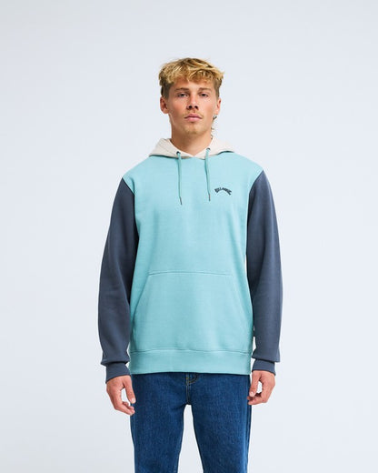 Billabong Arch Bloc Po Hoodie in Blue Haze