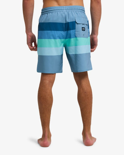 Billabong 73 Layback Swim Shorts in Washed Blue