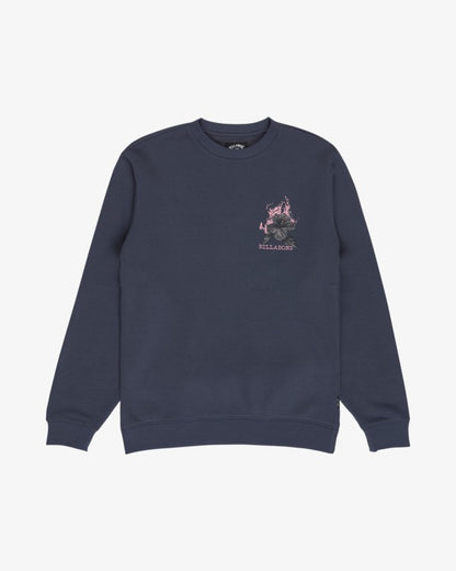 Billabong Foundation Sweatshirt in Ombre Blue