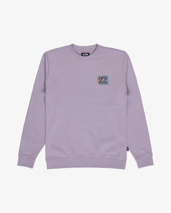 Billabong Foundation Sweatshirt in Purple Ash