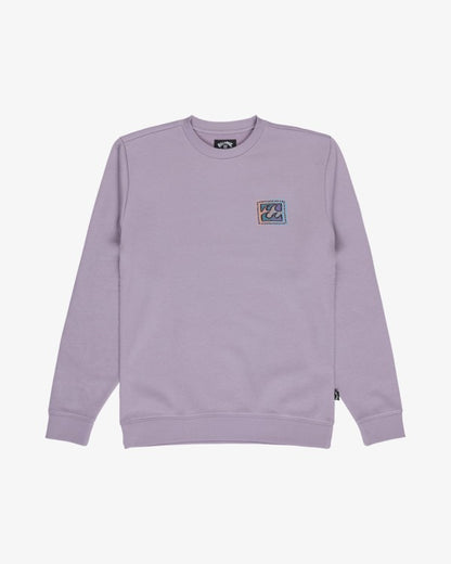 Billabong Foundation Sweatshirt in Purple Ash