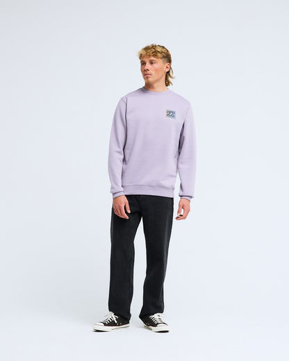 Billabong Foundation Sweatshirt in Purple Ash
