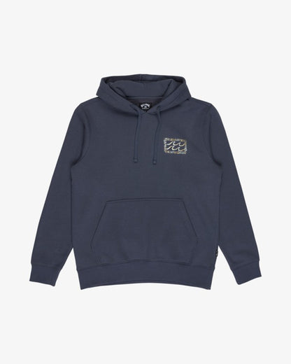 Billabong Foundation Hoodie in Ombre Blue