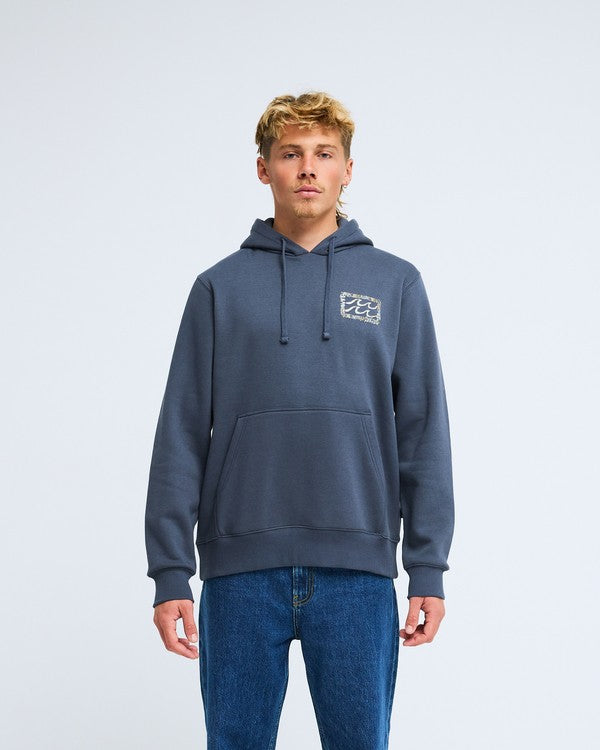 Billabong Foundation Hoodie in Ombre Blue