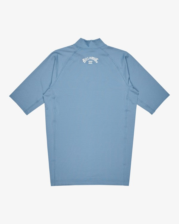 Billabong Waves All Day Rash Vest in Sky Blue