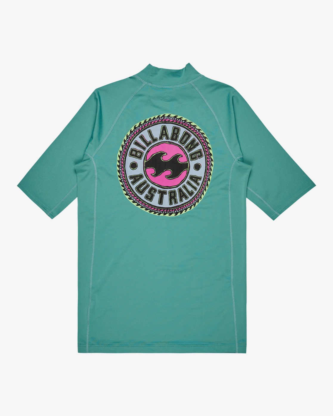 Billabong Know The Feeling Rash Vest in Dusty Teal