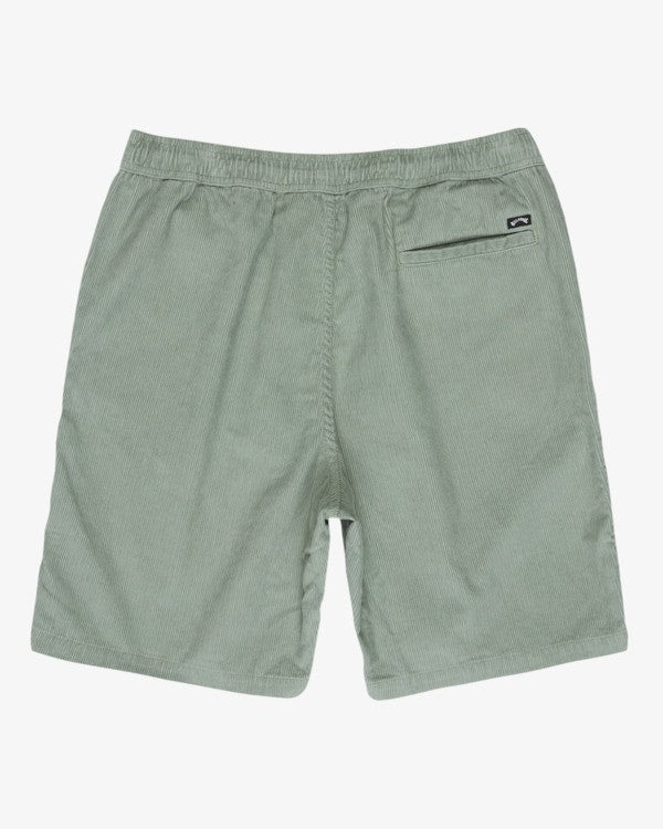 Billabong Larry Cord Shorts in Green