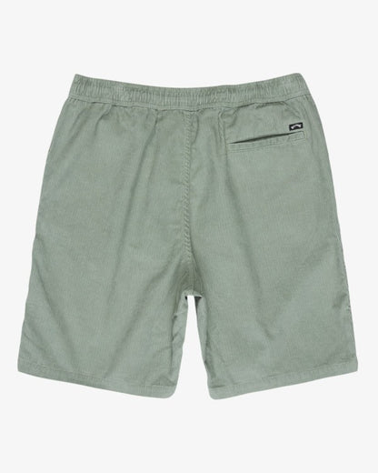 Billabong Larry Cord Shorts in Green