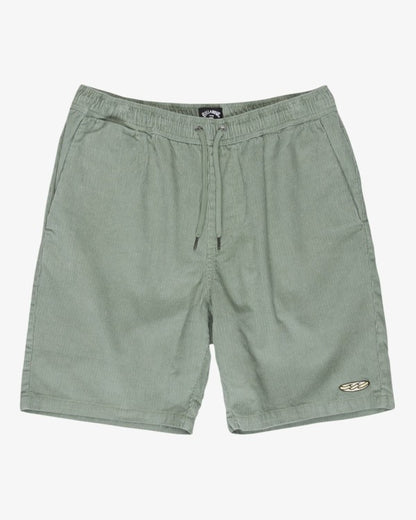 Billabong Larry Cord Shorts in Green