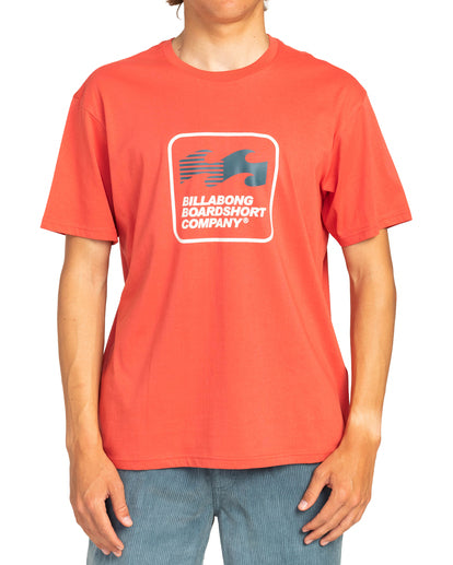Billabong Swell T-Shirt in Dark Coral