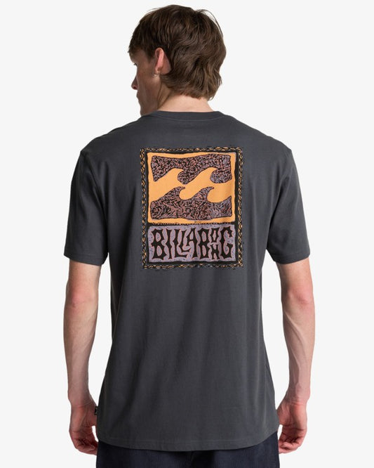Billabong Stamp T-Shirt in Ombre Blue