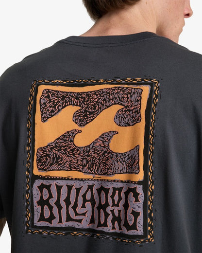 Billabong Stamp T-Shirt in Ombre Blue