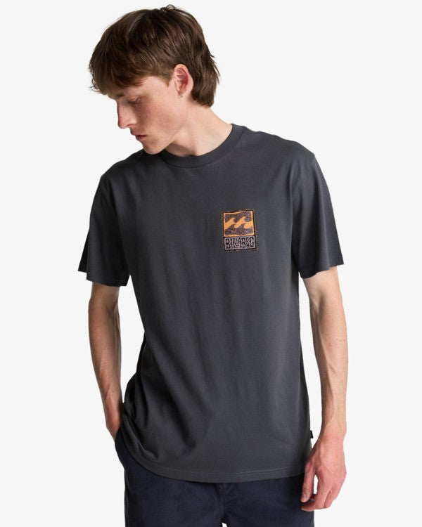 Billabong Stamp T-Shirt in Ombre Blue