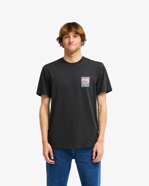 Billabong Stamp Short Sleeved T-Shirt in Washed Black