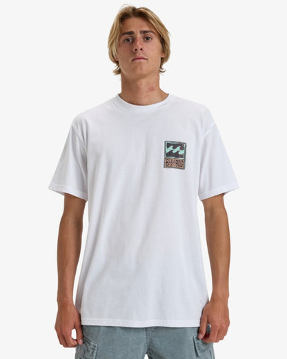 Billabong Stamp Short Sleeved T-Shirt in White