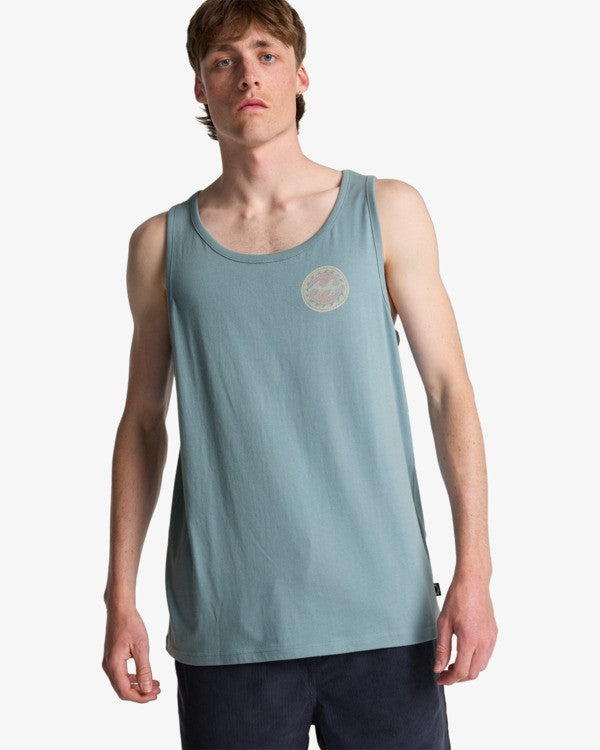 Billabong Crayon Wave Tank in Washed Blue