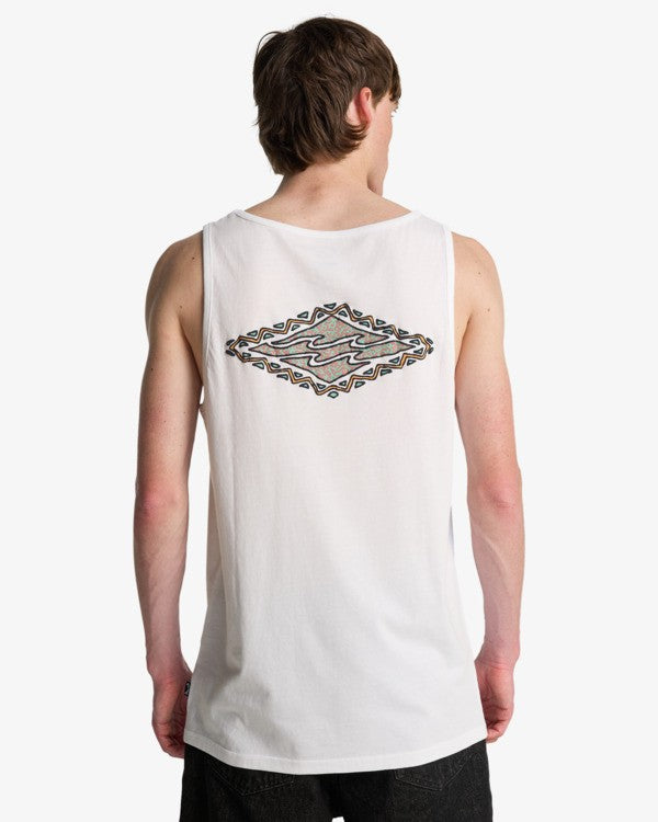 Billabong Crayon Wave Tank in White