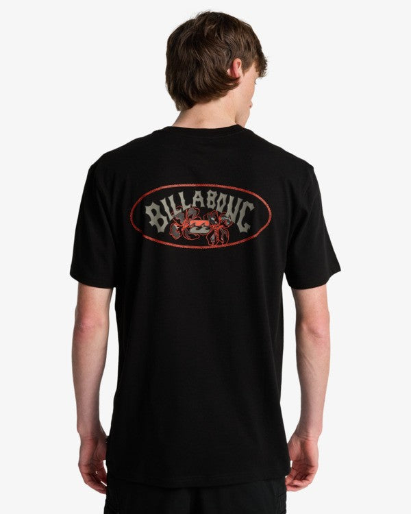 Billabong Orbit Arch T-Shirt in Black