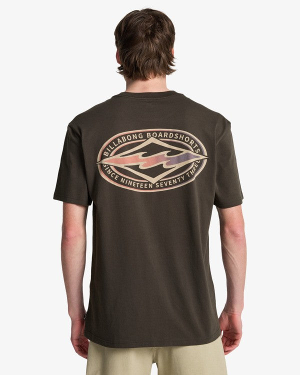 Billabong Diamond Vision T-Shirt in Raven