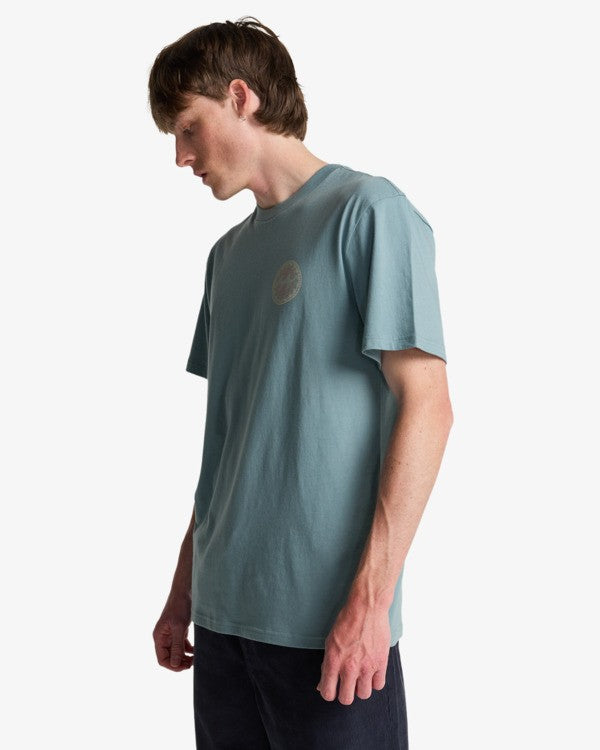 Billabong Crayon Wave T-Shirt in Washed Blue