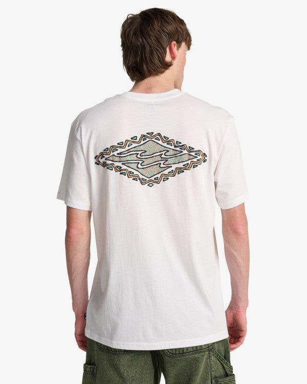 Billabong Crayon Wave T-Shirt in White