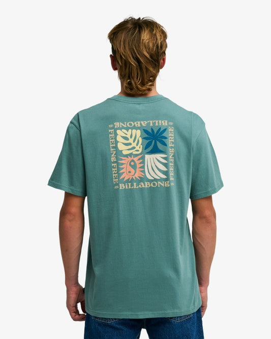 Billabong Surge T-Shirt in Sea Green