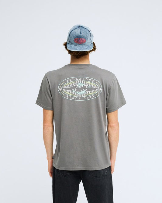Billabong Diamond Vision T-Shirt in Pewter