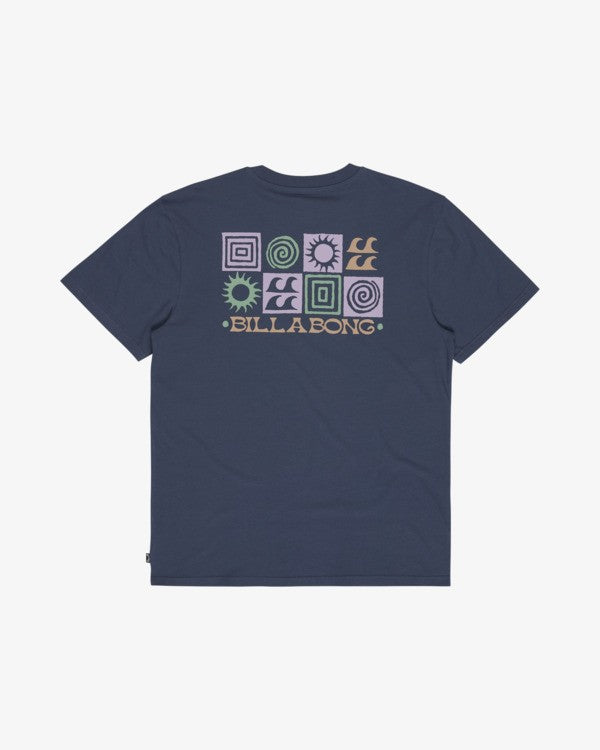 Billabong Segment T-Shirt in Ombre Blue