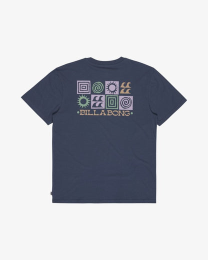 Billabong Segment T-Shirt in Ombre Blue