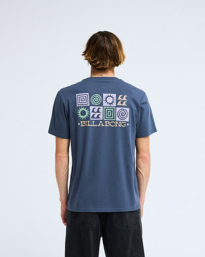 Billabong Segment T-Shirt in Ombre Blue