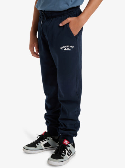Quiksilver Slim Boys Joggers in Dark Navy