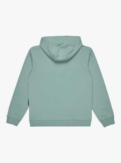 Quiksilver Typed Out Boys Hoody in Aqua