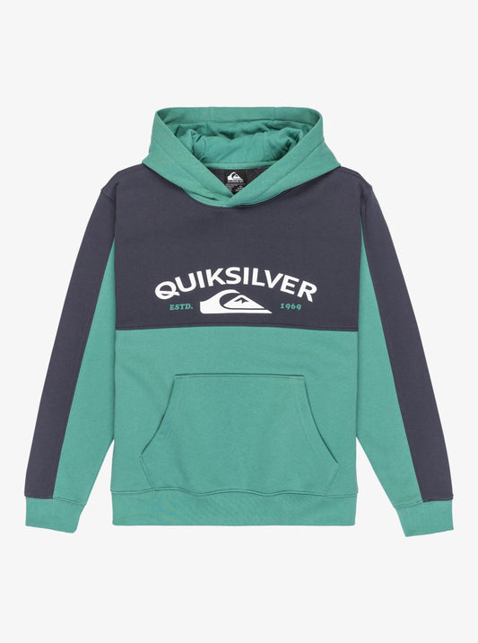 Quiksilver Knowledge Area Youth Hoodie in Deep Sea