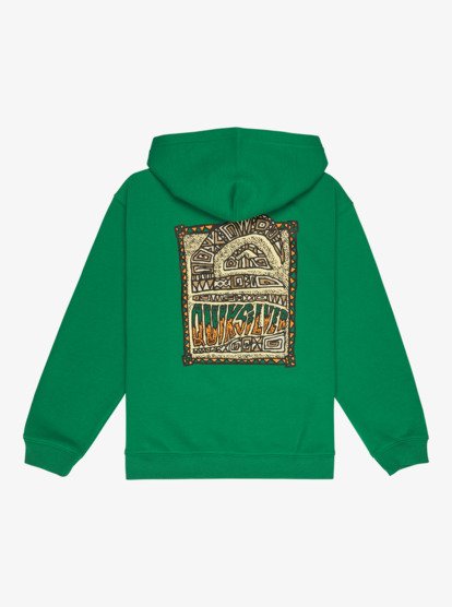 Quiksilver Graphic Hero Boys Hoodie in Leprechaun