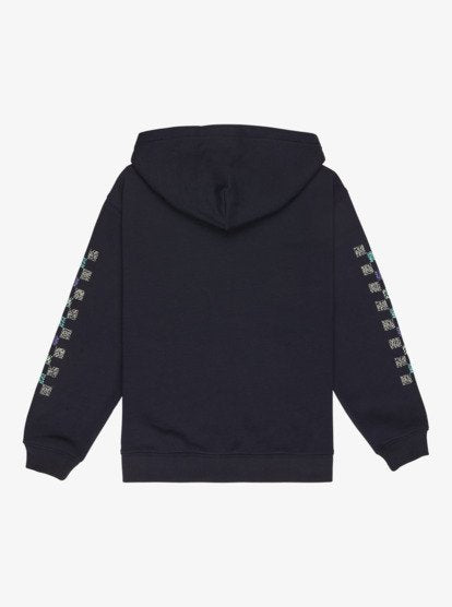 Quiksilver Graphic Hero Boys Zip Through Hoodie in Dark Navy