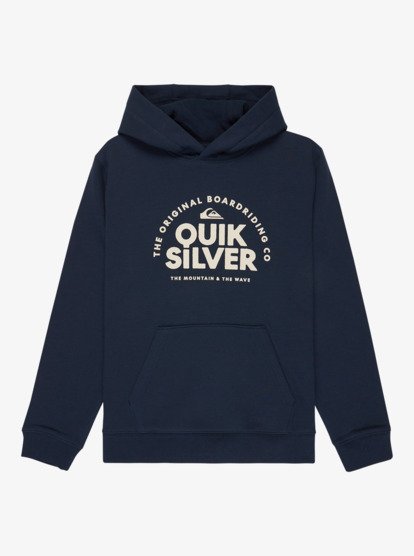 Quiksilver Fundamental Ride Boys Hoodie in Dark Navy